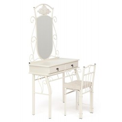 Туалетный столик со стулом CANZONA, белый