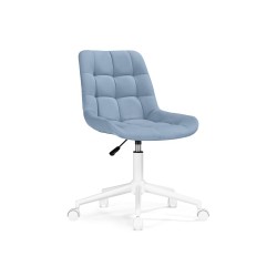 Компьютерное кресло Честер голубой / белый