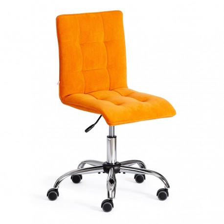 Кресло ZERO, флок оранжевый 18