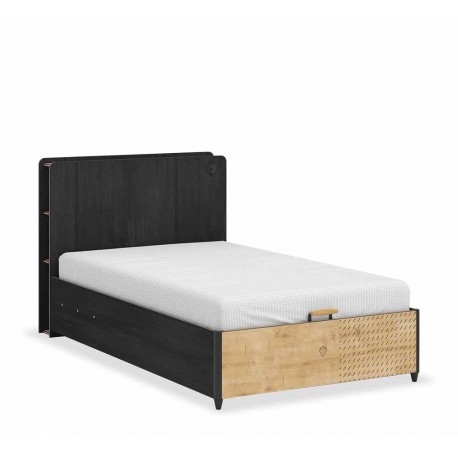 Кровать с подъемным механизмом Cilek Black 120x200