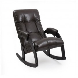 Кресло-качалка МИ Модель 67 Венге, к/з Vegas Lite Amber