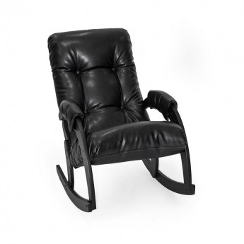 Кресло-качалка МИ Модель 67 Венге, к/з Vegas Lite Black