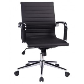 Офисное кресло для руководителей DOBRIN CLAYTON LMR-118B, черный