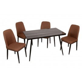 Комплект обеденный (стол и 4 стула), TB330+MC-15