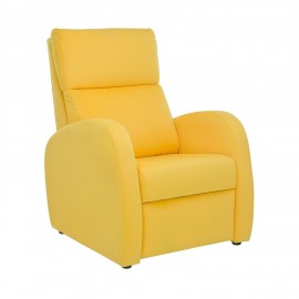 Кресло реклайнер Leset Грэмми-1, ткань велюр, v28 желтый