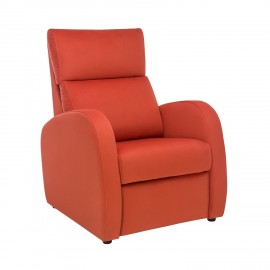 Кресло реклайнер Leset Грэмми-1, ткань велюр, v39 оранжевый