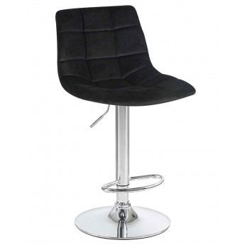 Барный стул LM-5017, черный велюр