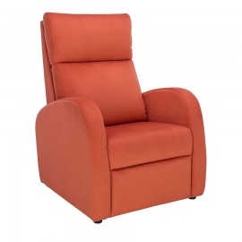 Кресло реклайнер Leset Грэмми-2 Велюр V 39 оранжевый