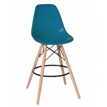 Барный стул LMZL-PP638G цвет морской волны