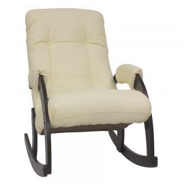 Кресло-качалка МИ Модель 67 Венге, к/з Dundi 112