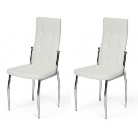 Комплект стульев Tetchair ELFO (DC35), белый, 2 шт