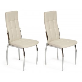 Комплект стульев Tetchair ELFO (DC35), слоновая кость, 2 шт