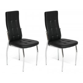 Комплект стульев Tetchair ELFO (DC35), черный, 2 шт