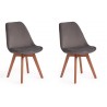 Комплект стульев Tetchair Secret De Maison TULIP SOFT (mod. 74) вельвет, светло-серый, 2 шт