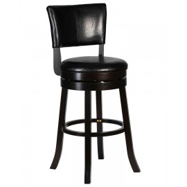 Вращающийся полубарный стул DOBRIN JOHN COUNTER LMU-4090 (капучино, черный)