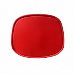 Подушка для стульев серии "Eames" из эко кожи, красная